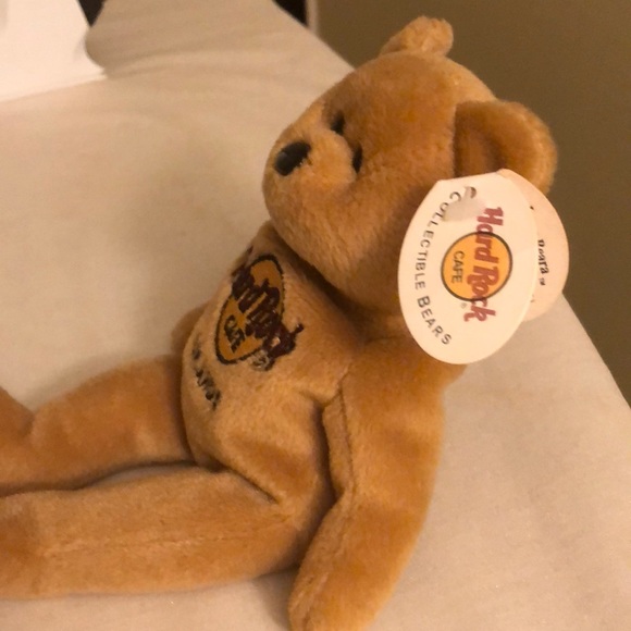 Vtg Hard Rock Cafe Isaac Beara Beanie Baby Orlando - Picture 3 of 3